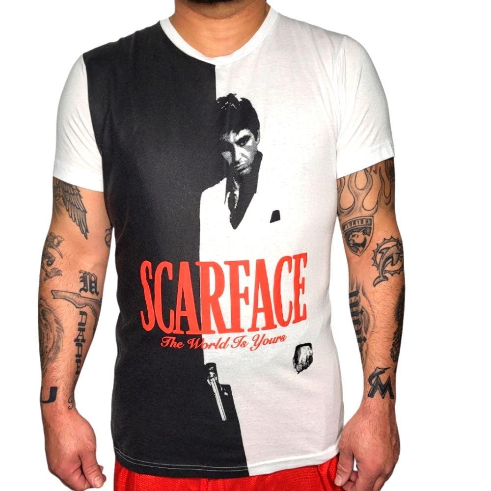 Men's Scarface Poster Short Sleeve Top